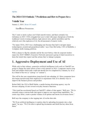 SHRM The 2024 CEO Outlook- 7 Predictions and How to Prepare for a Volatile Year January 2, 2024 _page-0001